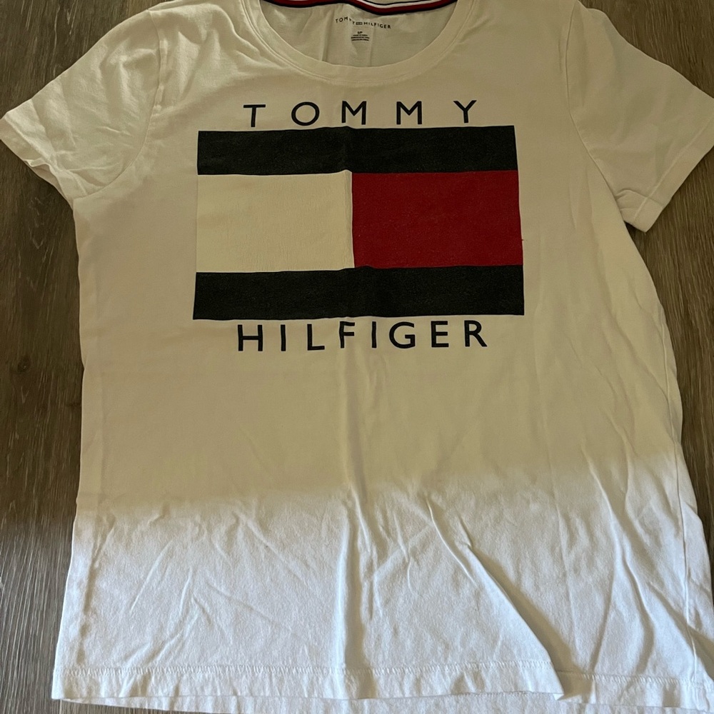 TOMMY HILFIGER WHITE SHIRT size:S